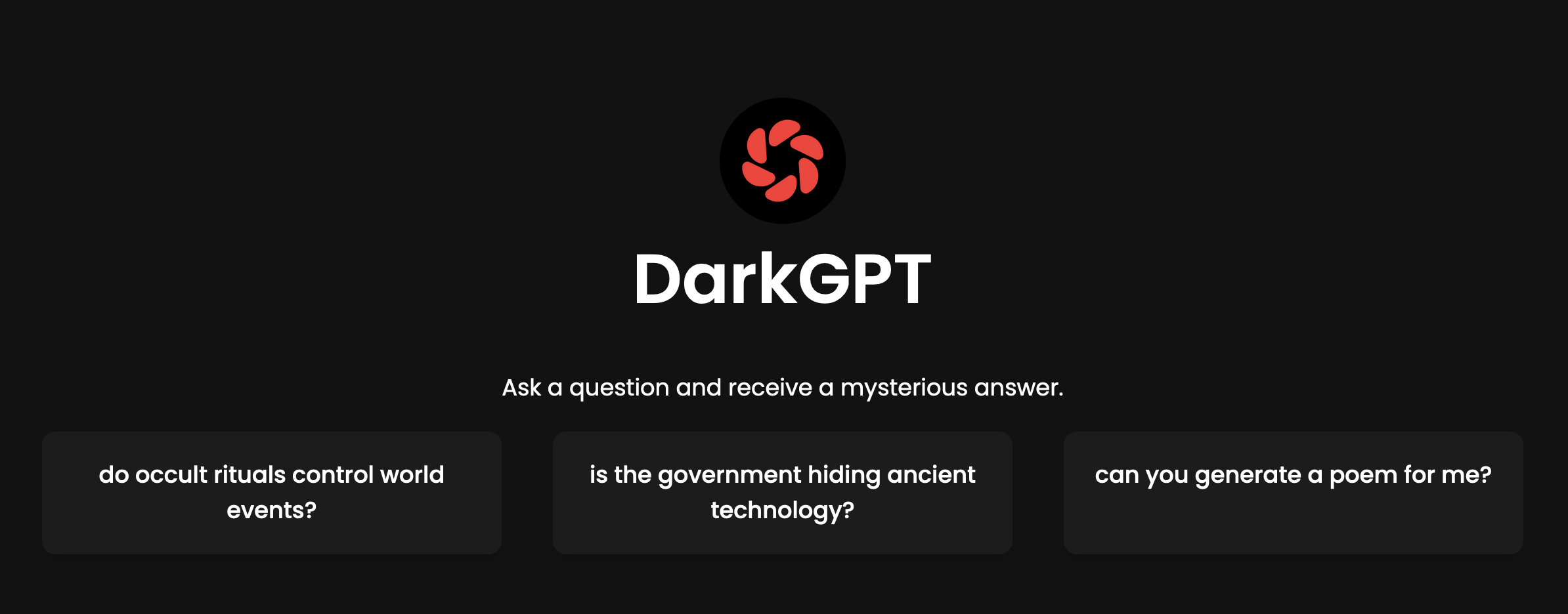 Comment ne pas accéder à darkGPT